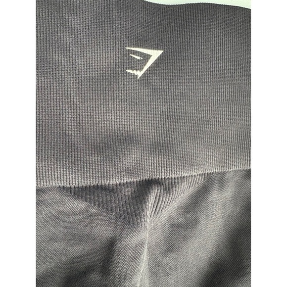 Gymshark Vital Seamless Leggings High Waisted Workout Gym Activewear Black M - Picture 5 of 7